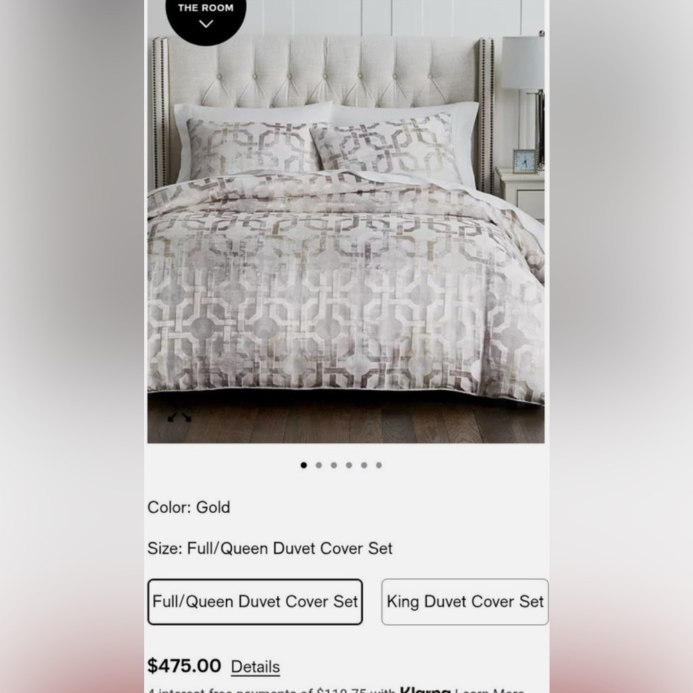 Hotel Collection Duvet Cover and 2 Shams Set